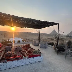 A In A Horse Farm With Pyramid View From Terraces Farm stay *