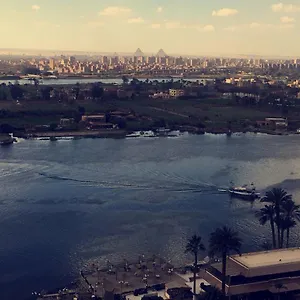 Amazing Nile View And Pyramids